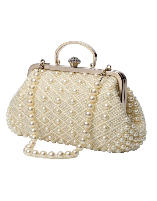beads clutch bag